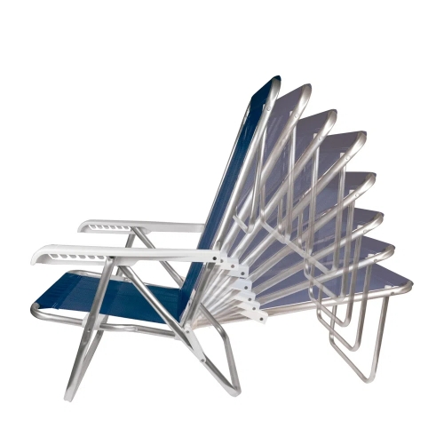 Cadeira Reclinável Aço/Alumínio 8 Posições-002295