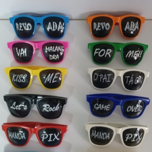 Óculos Personalizados Nas Lentes e/ou Hastes