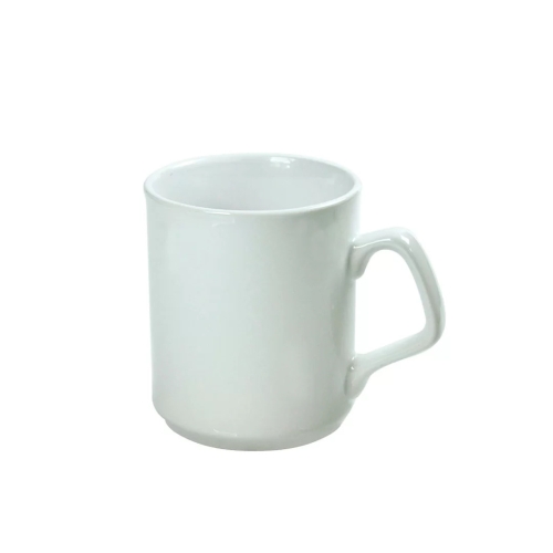 Caneca Cerâmica 325ML Branca Alça SPARTA-2279L