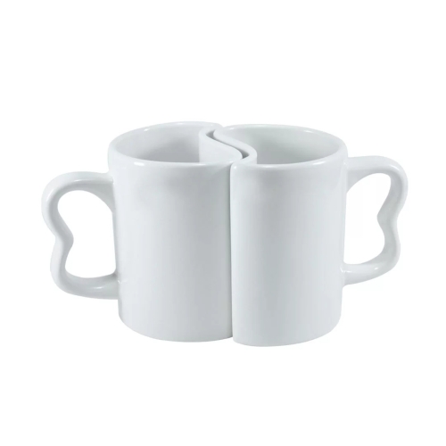 Caneca Cerâmica Dupla Branca-2018L