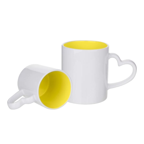 Caneca Interno Colorido Amarela-1991L