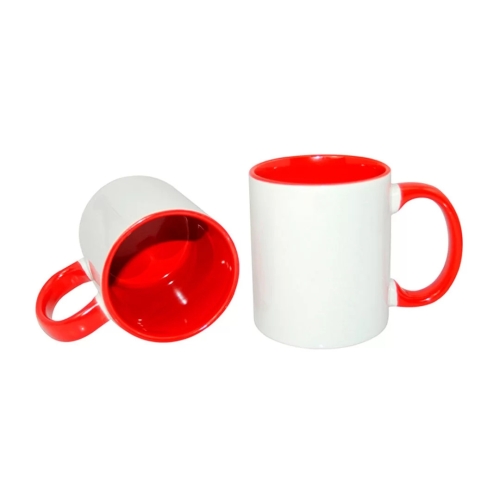 Caneca Interno e Alça Vermelha-592L