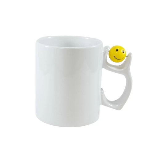 Caneca Reta com Pingente de Smiles Face-254L