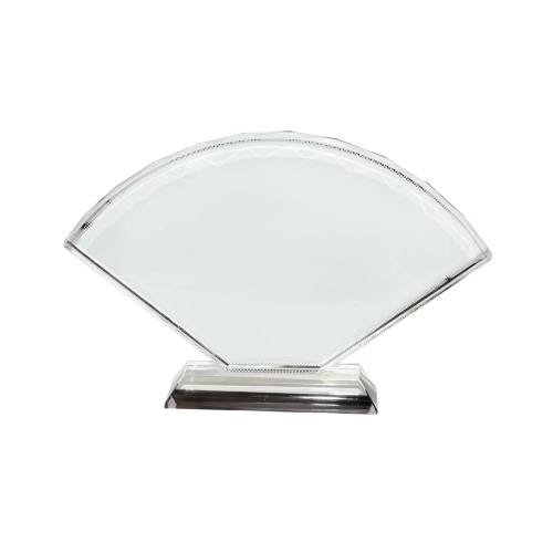 Ornamento de Vidro Leque Cristal-2133L