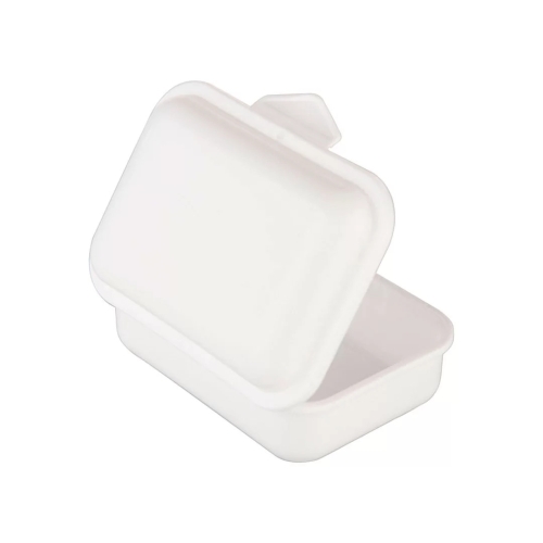 Pote Plástico com Fecho Branco Simples-2828L