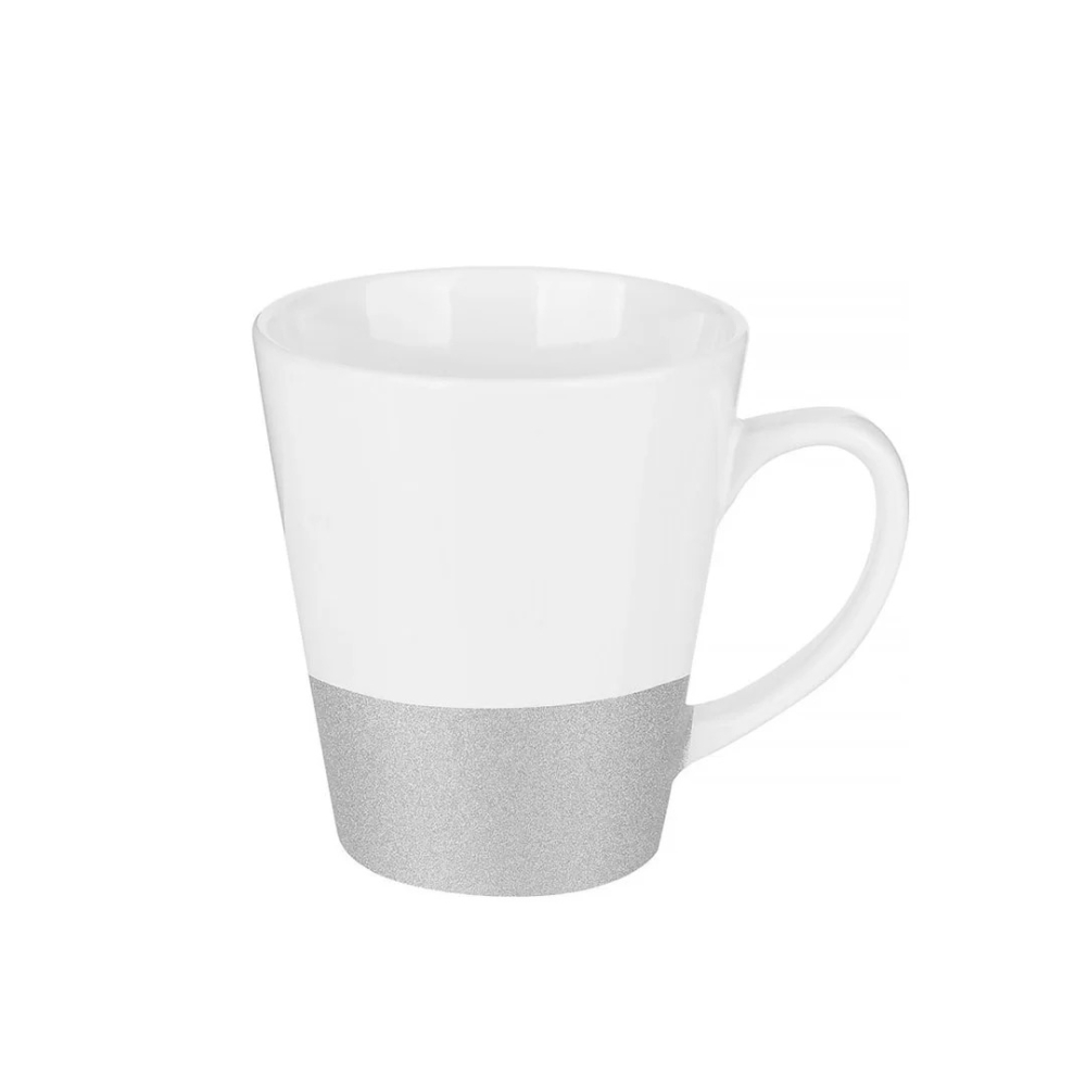 Caneca Cônica Base Glitter Várias Cores