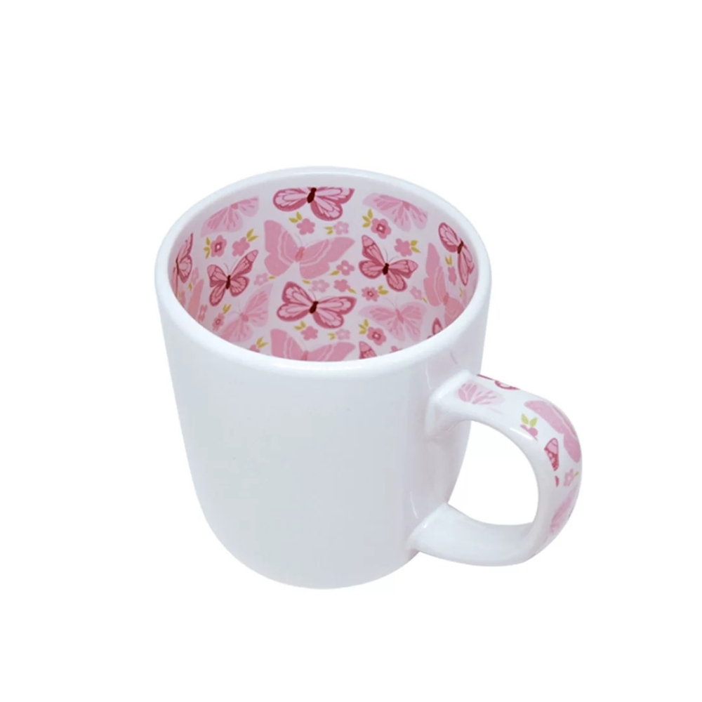 Caneca Motto Coração Borboletas-2337L