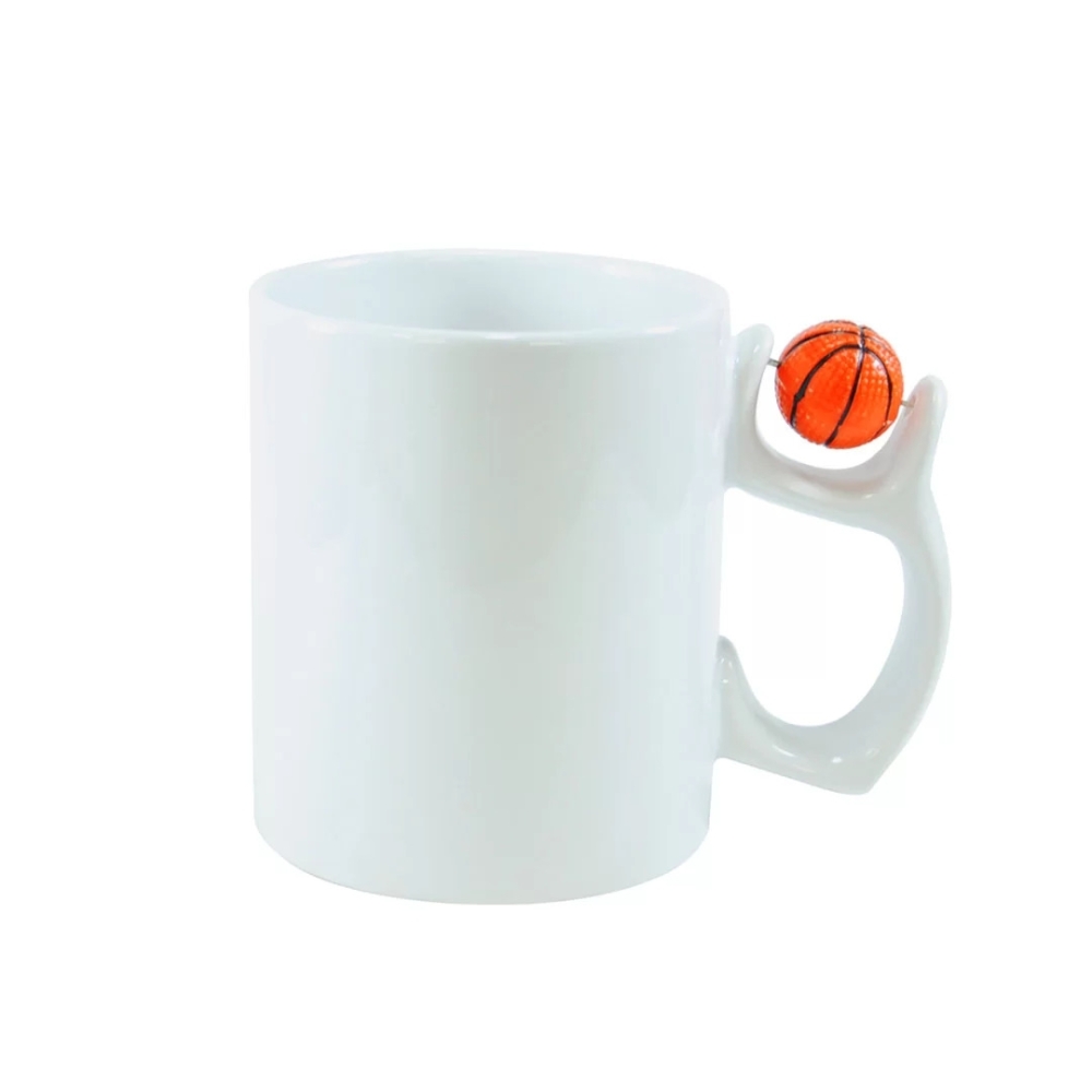Caneca Reta com Pingente de Basquete-424L