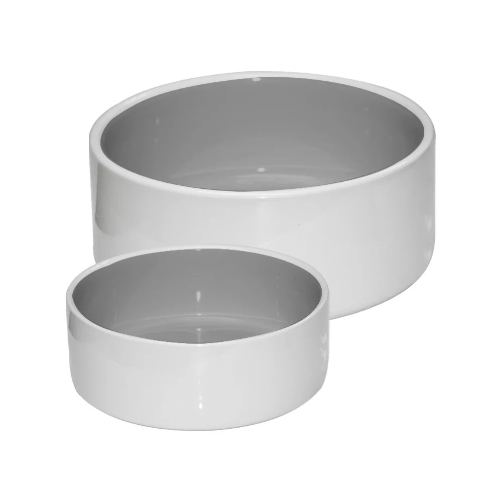 Tigela Cerâmica Dog Kit Cinza-1979L